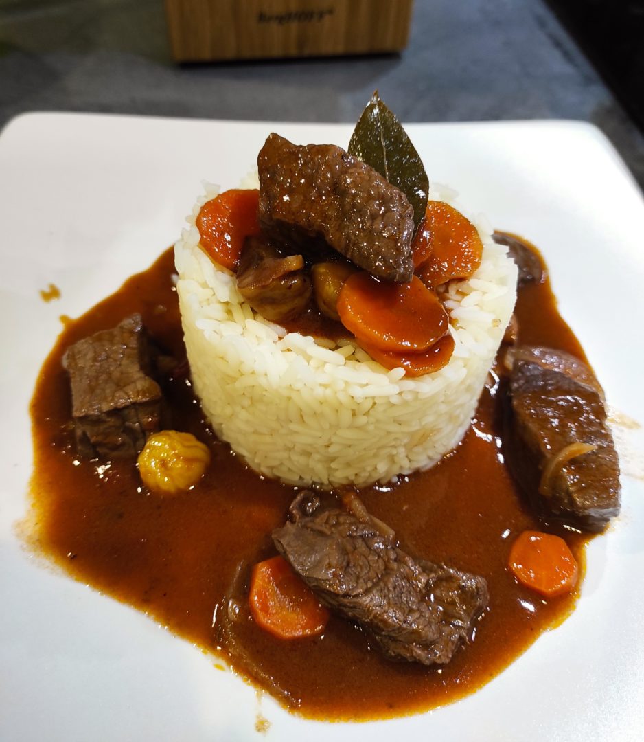 Sauté de boeuf aux marrons : sublime le boeuf pour le réveillon