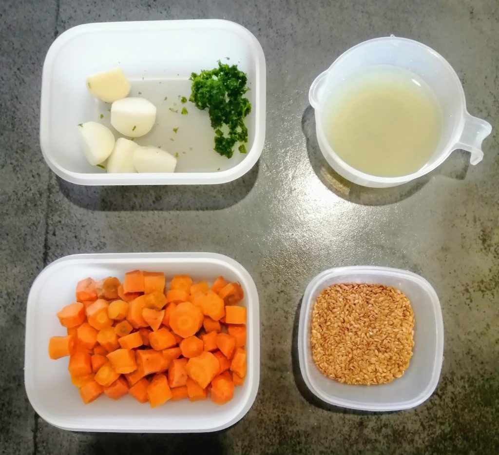 Les ingrédients du Houmous de carottes